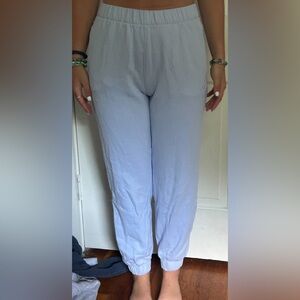 Light Blue High Rise Sweatpants